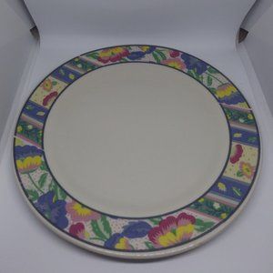 Set of Flower Design Maplehill Stoneware Plates